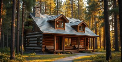 casas de troncos de madera precios y modelos